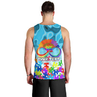 World Autism Awareness Day 2024 Men Tank Top In A World Where You Can Be Anything Be Kind - Wonder Print Shop