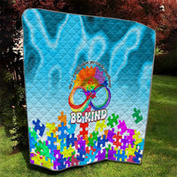 World Autism Awareness Day 2024 Quilt In A World Where You Can Be Anything Be Kind - Wonder Print Shop