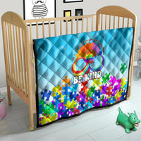 World Autism Awareness Day 2024 Quilt In A World Where You Can Be Anything Be Kind - Wonder Print Shop