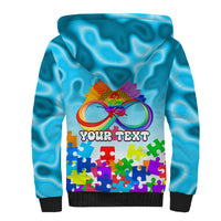 World Autism Awareness Day 2024 Sherpa Hoodie In A World Where You Can Be Anything Be Kind - Wonder Print Shop