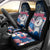 American Easter Day 2024 Car Seat Cover Bunny With US Easter Eggs