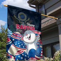 American Easter Day 2024 Garden Flag Bunny With US Easter Eggs - Wonder Print Shop
