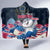 American Easter Day 2024 Hooded Blanket Bunny With US Easter Eggs