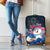 American Easter Day 2024 Luggage Cover Bunny With US Easter Eggs