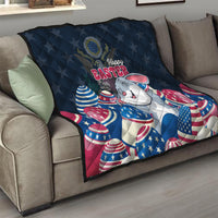 American Easter Day 2024 Quilt Bunny With US Easter Eggs - Wonder Print Shop