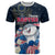 American Easter Day 2024 T Shirt Bunny With US Easter Eggs - Wonder Print Shop