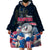American Easter Day 2024 Wearable Blanket Hoodie Bunny With US Easter Eggs - Wonder Print Shop