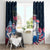American Easter Day 2024 Window Curtain Bunny With US Easter Eggs - Wonder Print Shop