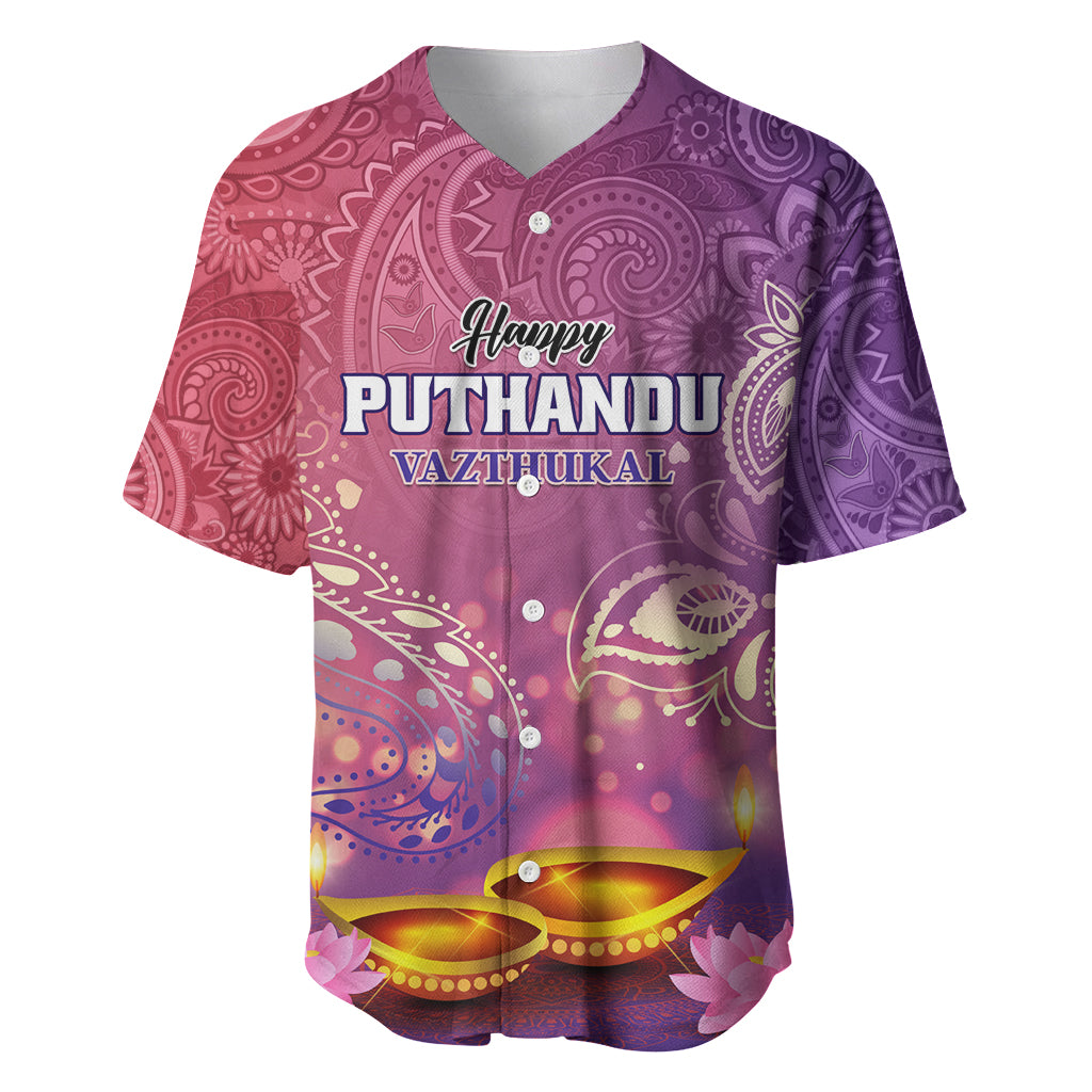 Puthandu Vazthukal 2024 Baseball Jersey Happy Tamil New Year - Wonder Print Shop
