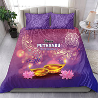 Puthandu Vazthukal 2024 Bedding Set Happy Tamil New Year - Wonder Print Shop
