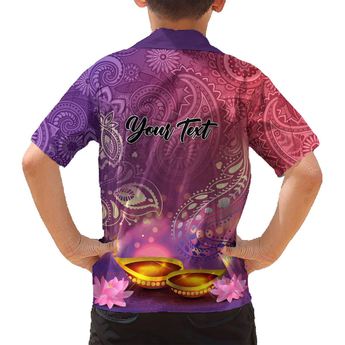 Puthandu Vazthukal 2024 Family Matching Short Sleeve Bodycon Dress and Hawaiian Shirt Happy Tamil New Year - Wonder Print Shop