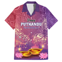 Puthandu Vazthukal 2024 Family Matching Short Sleeve Bodycon Dress and Hawaiian Shirt Happy Tamil New Year - Wonder Print Shop