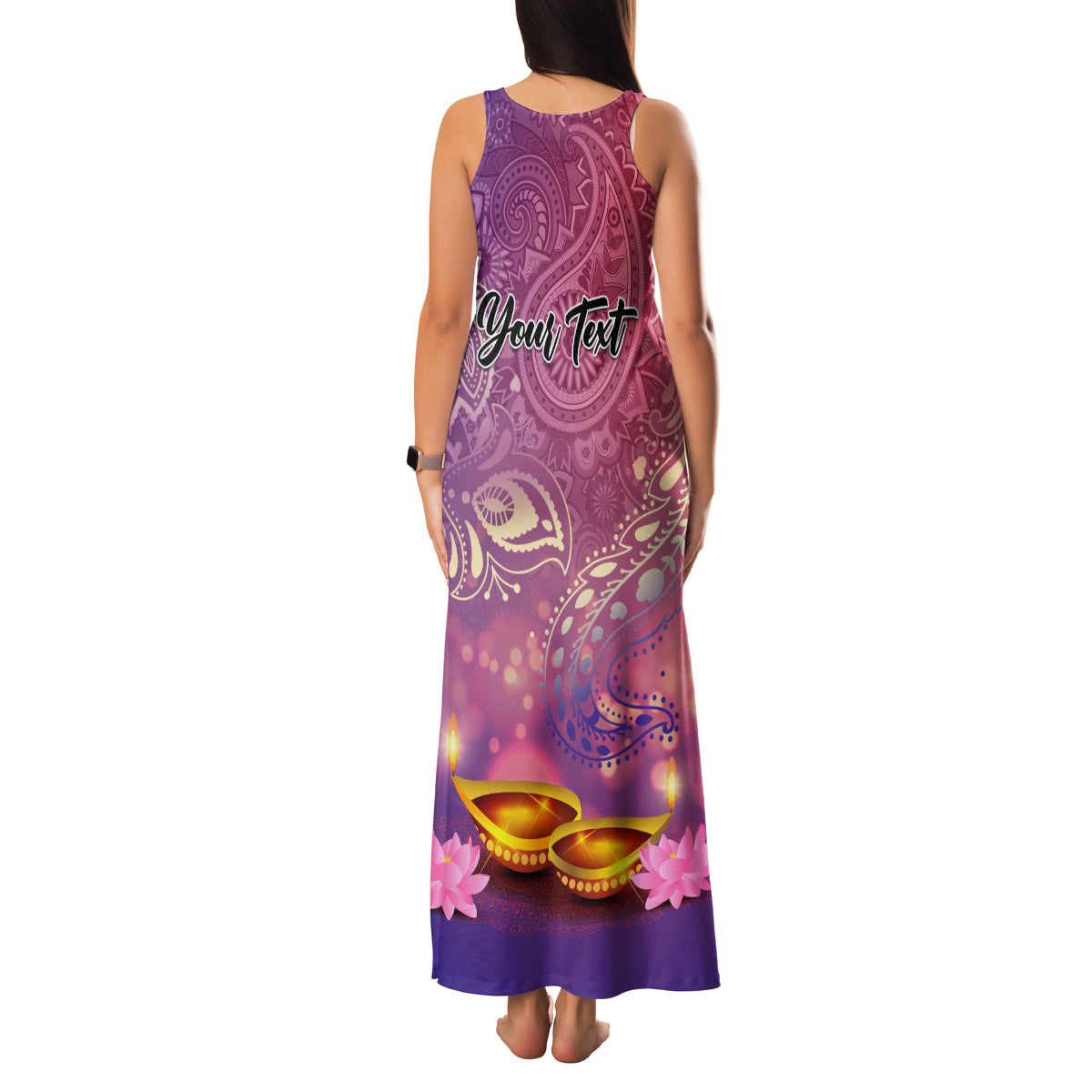 Puthandu Vazthukal 2024 Family Matching Tank Maxi Dress and Hawaiian Shirt Happy Tamil New Year - Wonder Print Shop