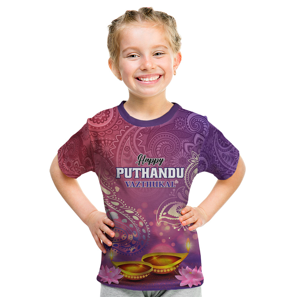 Puthandu Vazthukal 2024 Kid T Shirt Happy Tamil New Year - Wonder Print Shop