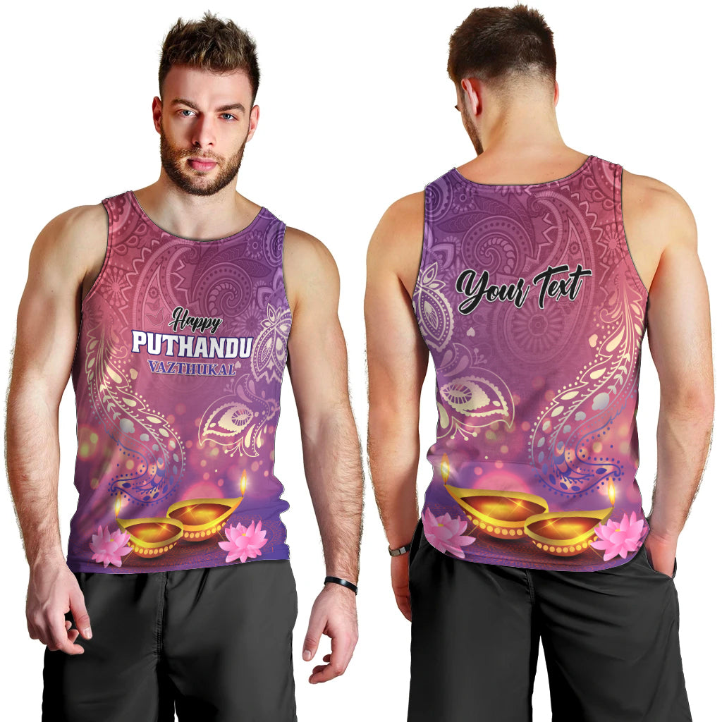 Puthandu Vazthukal 2024 Men Tank Top Happy Tamil New Year - Wonder Print Shop