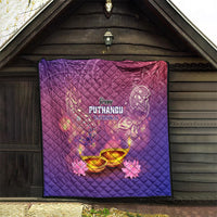 Puthandu Vazthukal 2024 Quilt Happy Tamil New Year - Wonder Print Shop