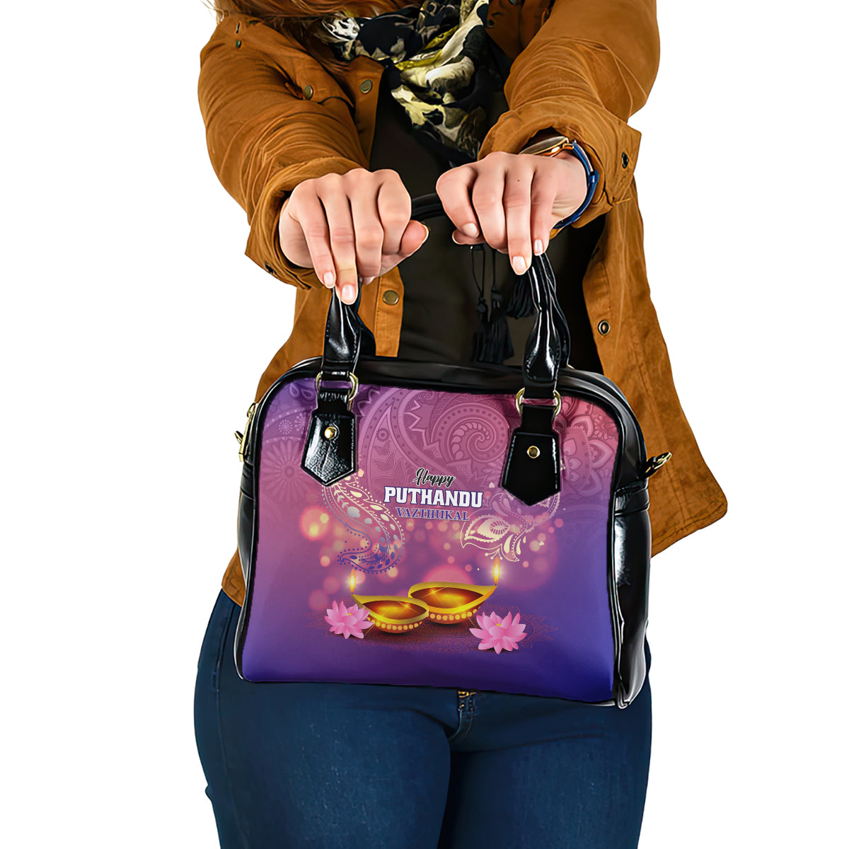 Puthandu Vazthukal 2024 Shoulder Handbag Happy Tamil New Year