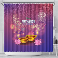 Puthandu Vazthukal 2024 Shower Curtain Happy Tamil New Year
