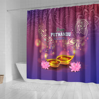 Puthandu Vazthukal 2024 Shower Curtain Happy Tamil New Year