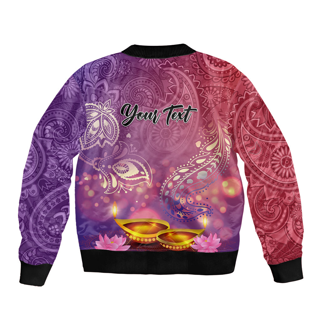 Puthandu Vazthukal 2024 Sleeve Zip Bomber Jacket Happy Tamil New Year - Wonder Print Shop