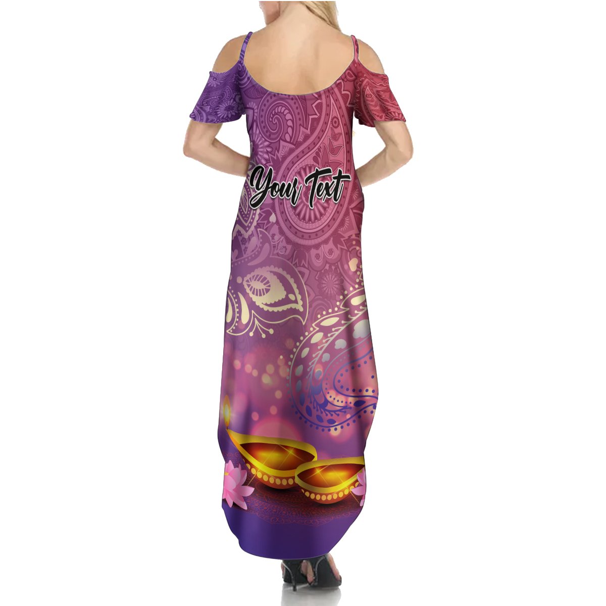 Puthandu Vazthukal 2024 Summer Maxi Dress Happy Tamil New Year - Wonder Print Shop