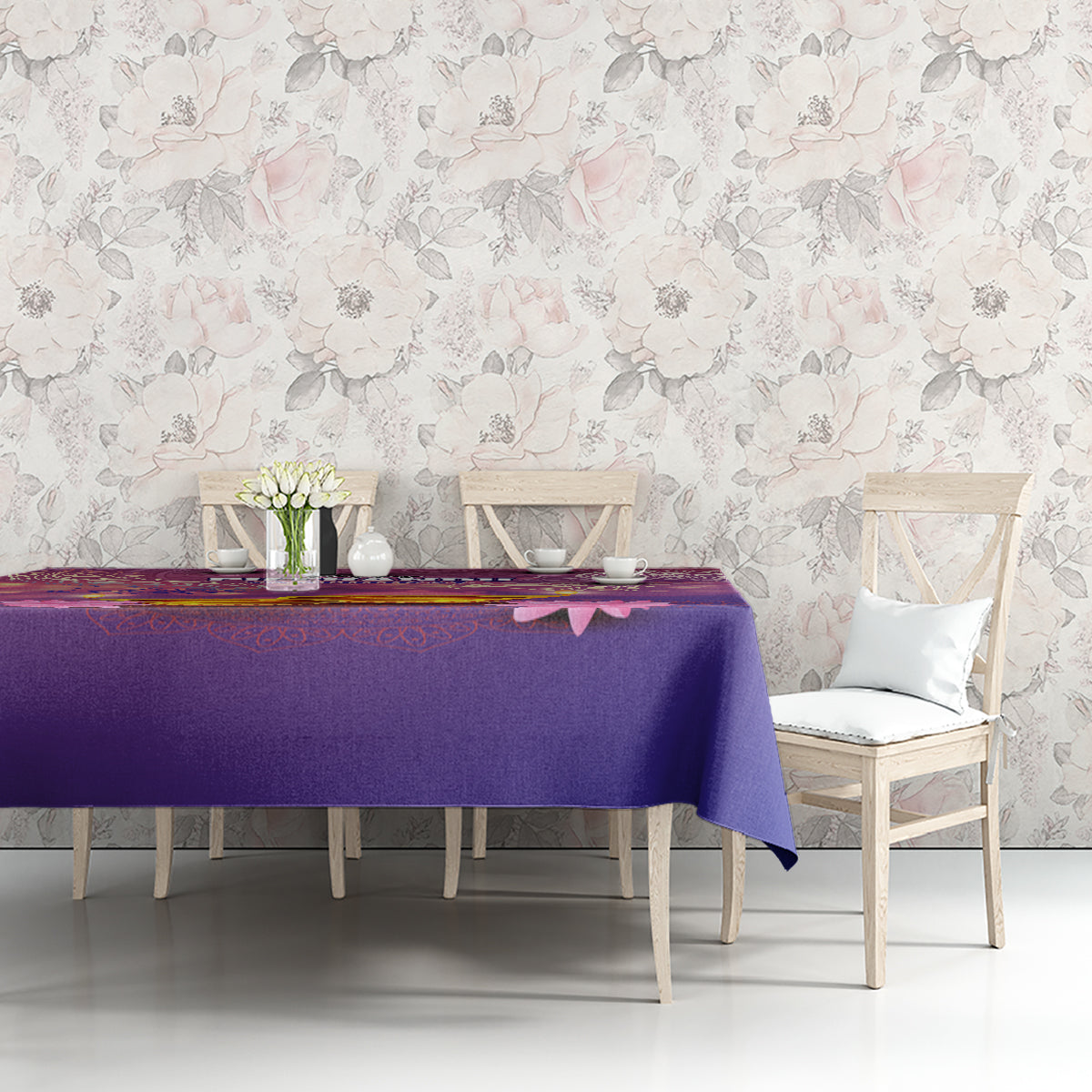 Puthandu Vazthukal 2024 Tablecloth Happy Tamil New Year - Wonder Print Shop