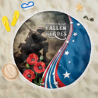 US Memorial Day 2025 Beach Blanket Remembering Our Fallen Heroes