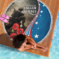 US Memorial Day 2025 Beach Blanket Remembering Our Fallen Heroes