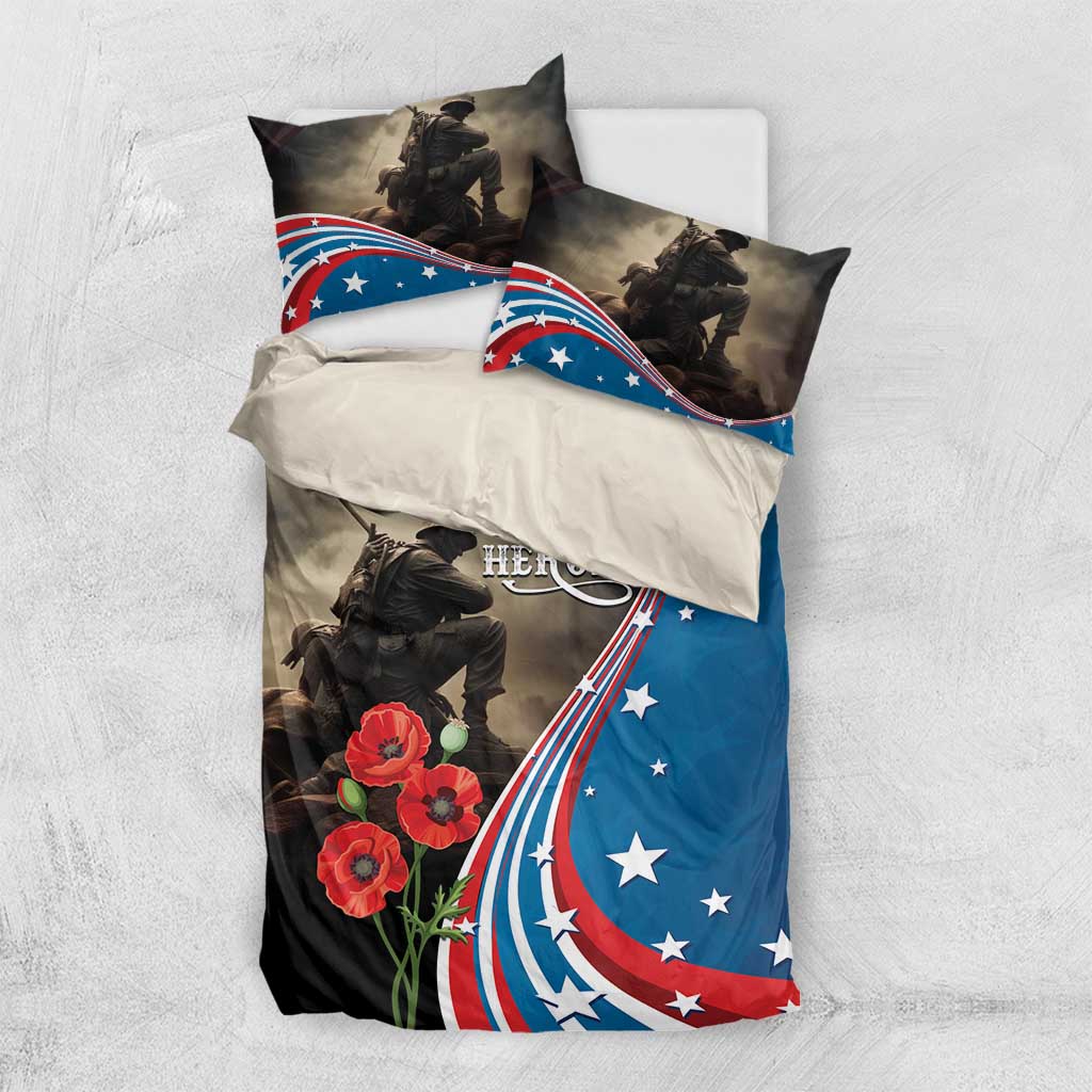 US Memorial Day 2025 Bedding Set Remembering Our Fallen Heroes