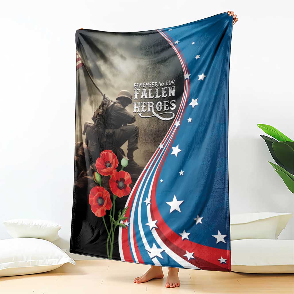 US Memorial Day 2025 Blanket Remembering Our Fallen Heroes