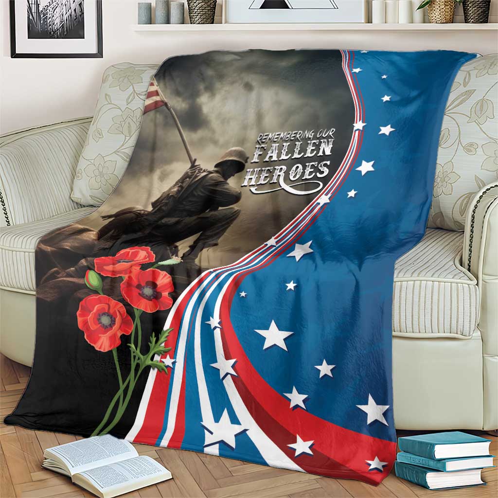 US Memorial Day 2025 Blanket Remembering Our Fallen Heroes