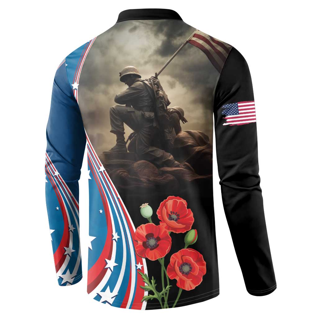 US Memorial Day 2025 Button Sweatshirt Remembering Our Fallen Heroes