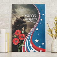 US Memorial Day 2025 Canvas Wall Art Remembering Our Fallen Heroes