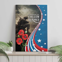 US Memorial Day 2025 Canvas Wall Art Remembering Our Fallen Heroes