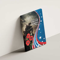 US Memorial Day 2025 Canvas Wall Art Remembering Our Fallen Heroes
