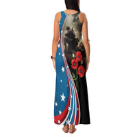 US Memorial Day 2025 Family Matching Tank Maxi Dress and Hawaiian Shirt Remembering Our Fallen Heroes