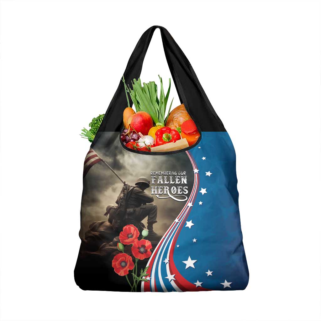 US Memorial Day 2025 Grocery Bag Remembering Our Fallen Heroes