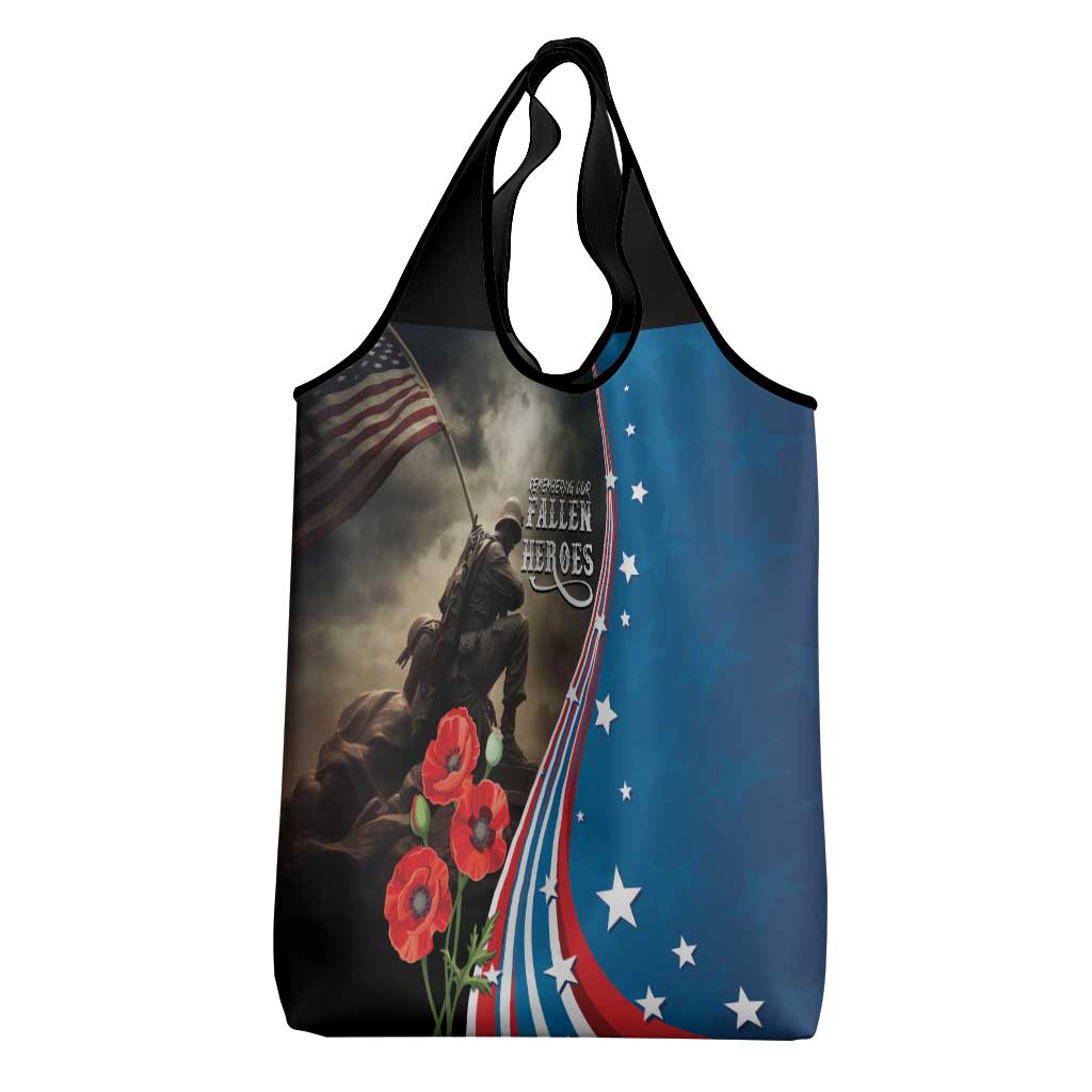 US Memorial Day 2025 Grocery Bag Remembering Our Fallen Heroes