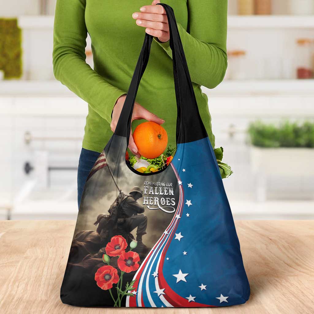 US Memorial Day 2025 Grocery Bag Remembering Our Fallen Heroes