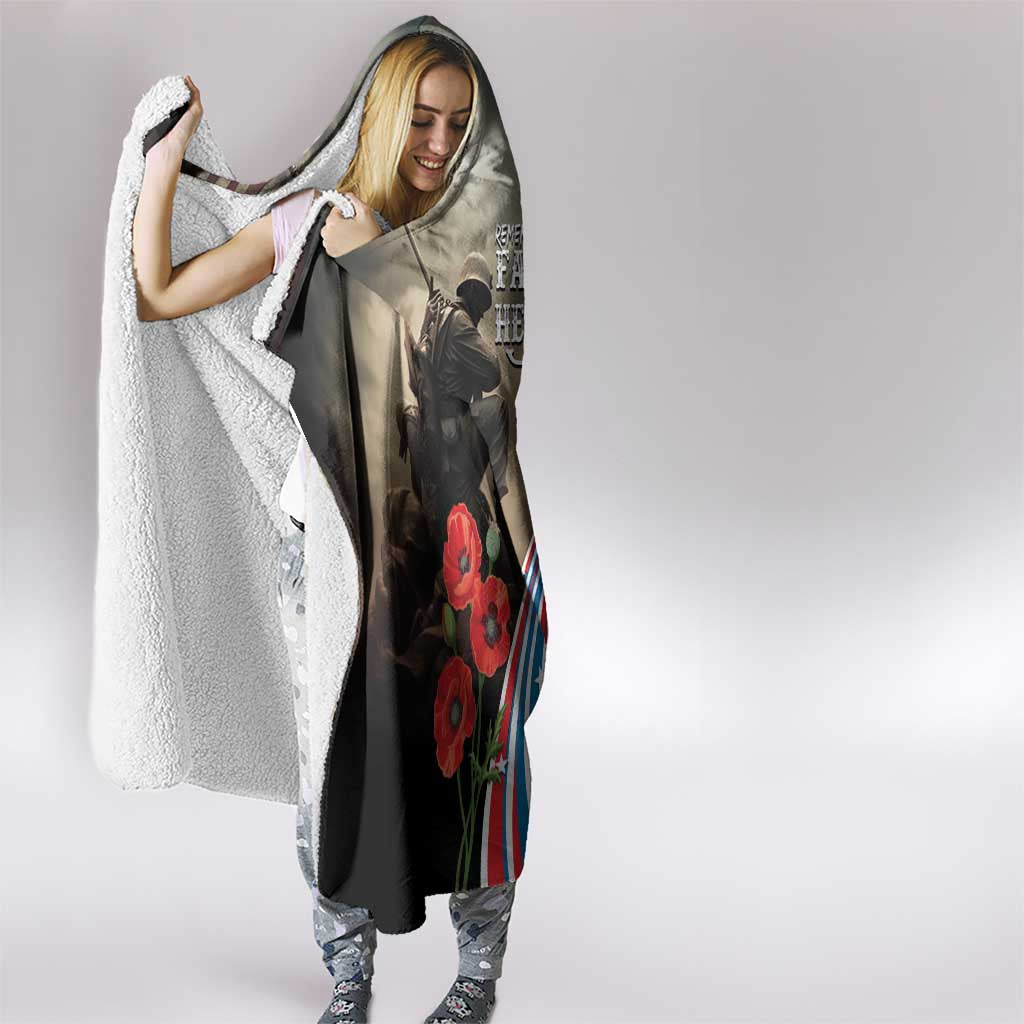 US Memorial Day 2025 Hooded Blanket Remembering Our Fallen Heroes