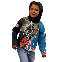 US Memorial Day 2025 Kid Hoodie Remembering Our Fallen Heroes