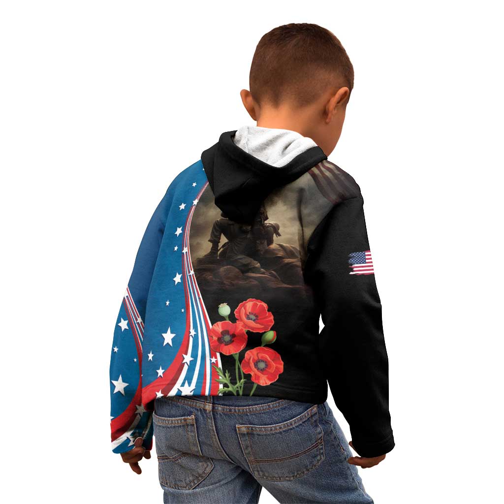 US Memorial Day 2025 Kid Hoodie Remembering Our Fallen Heroes