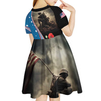 US Memorial Day 2025 Kid Short Sleeve Dress Remembering Our Fallen Heroes