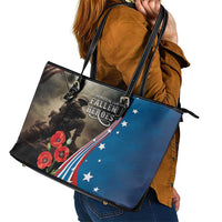 US Memorial Day 2025 Leather Tote Bag Remembering Our Fallen Heroes