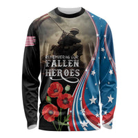 US Memorial Day 2025 Long Sleeve Shirt Remembering Our Fallen Heroes