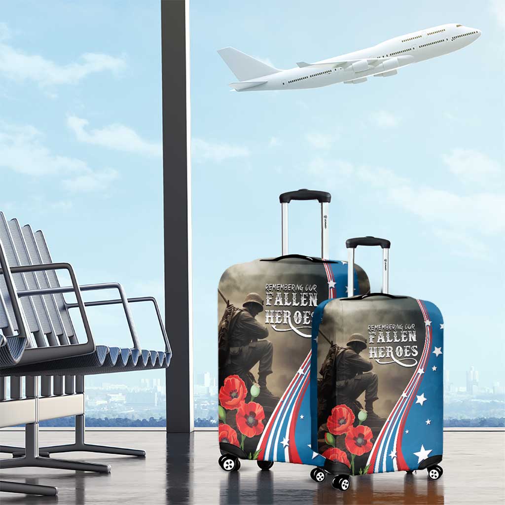 US Memorial Day 2025 Luggage Cover Remembering Our Fallen Heroes