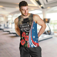 US Memorial Day 2025 Men Tank Top Remembering Our Fallen Heroes