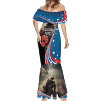 US Memorial Day 2025 Mermaid Dress Remembering Our Fallen Heroes