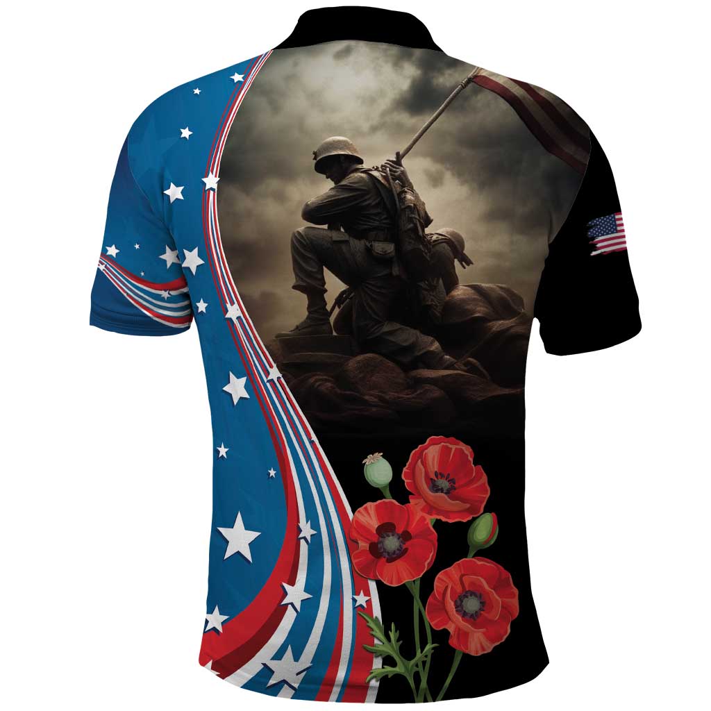 US Memorial Day 2025 Polo Shirt Remembering Our Fallen Heroes