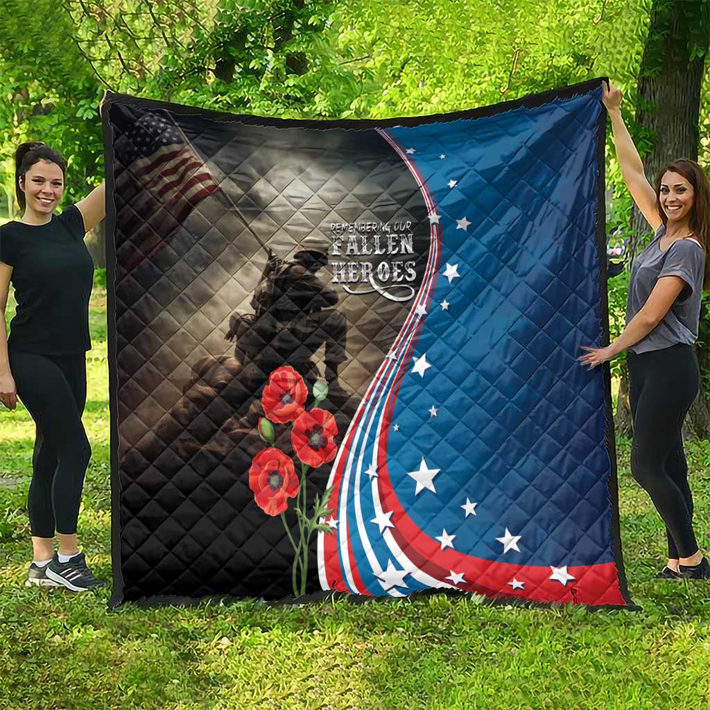 US Memorial Day 2025 Quilt Remembering Our Fallen Heroes